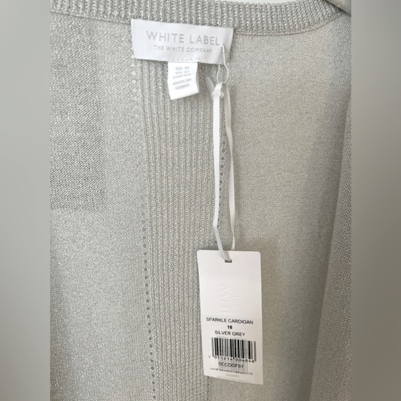 WHITE LABEL/The White Company Sparkle Cardigan. US Size 12 (UK Size 16, EU 44) - Picture 4 of 10
